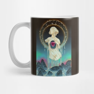 Crystal heart Mug